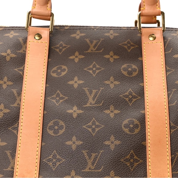 Authenticated Louis Vuitton LV CarryAll 55 Speedy Travel Duffle Bag Luggage - Picture 9 of 16